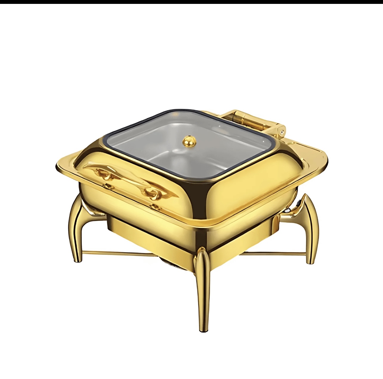 Square Luxury Hydraulic Chafing Dish - Image 1