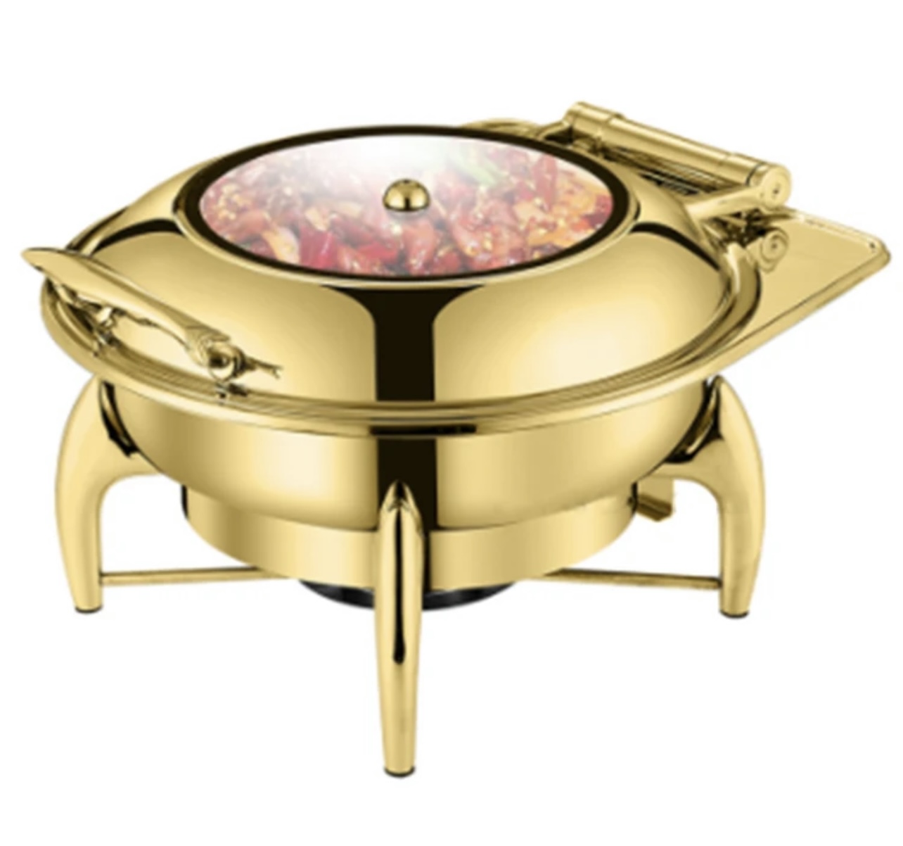 Round Big Luxury Hydraulic Chafing Dish - Image 1