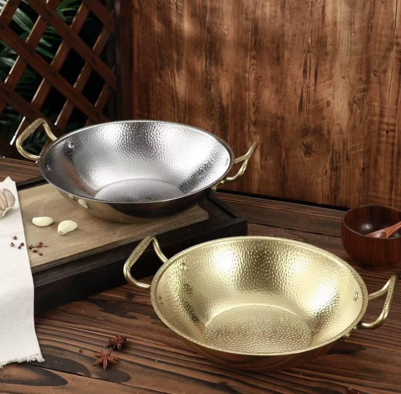 STAINLESS STEEL WOK - Image 2