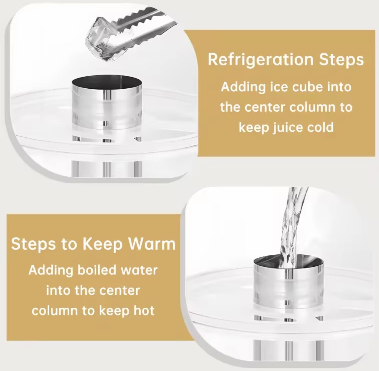 New luxury gold beverage for hot and cold drinks - Image 4