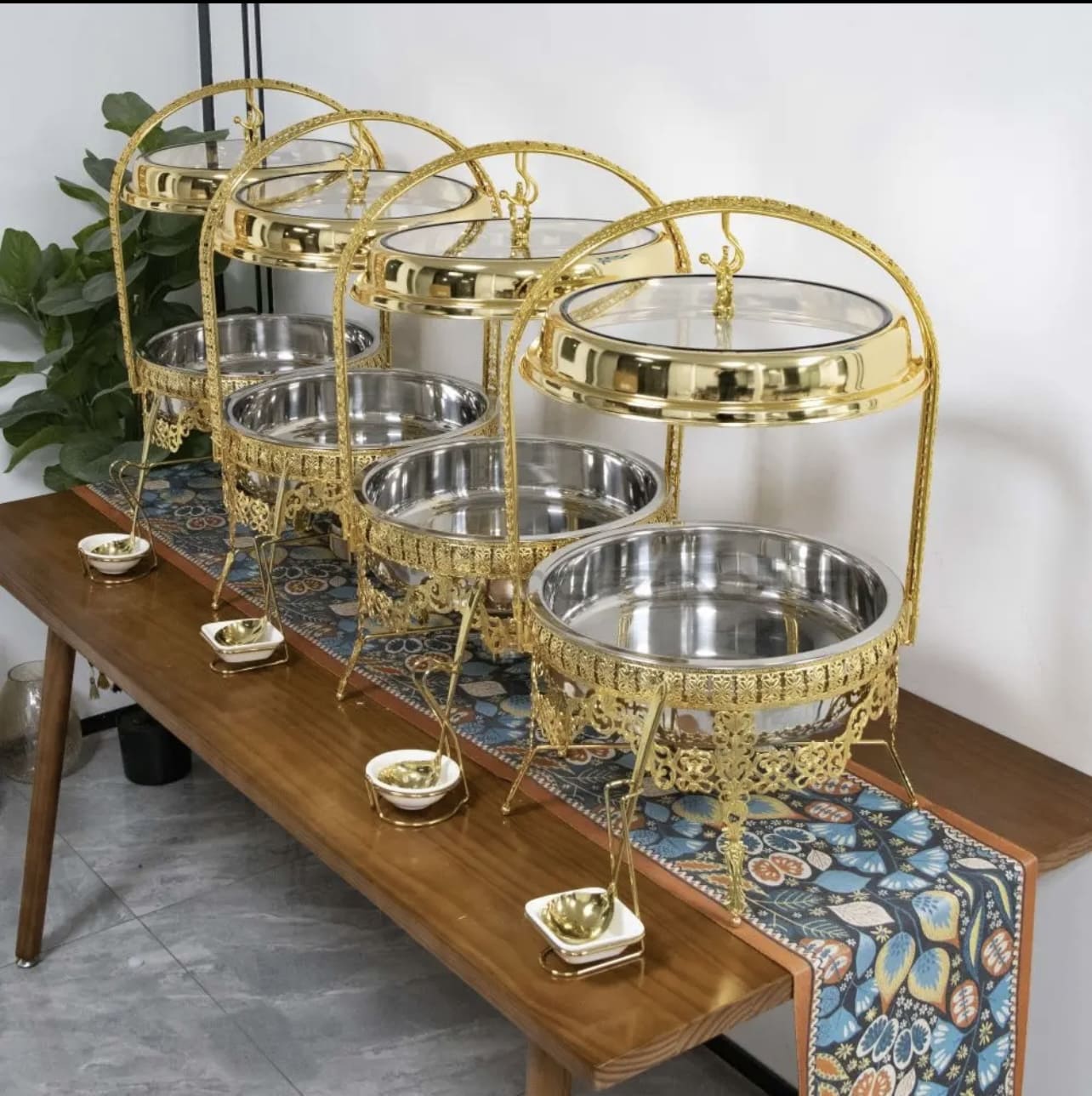 Luxury Butterfly Food Warmers Chafing Dish - Image 2