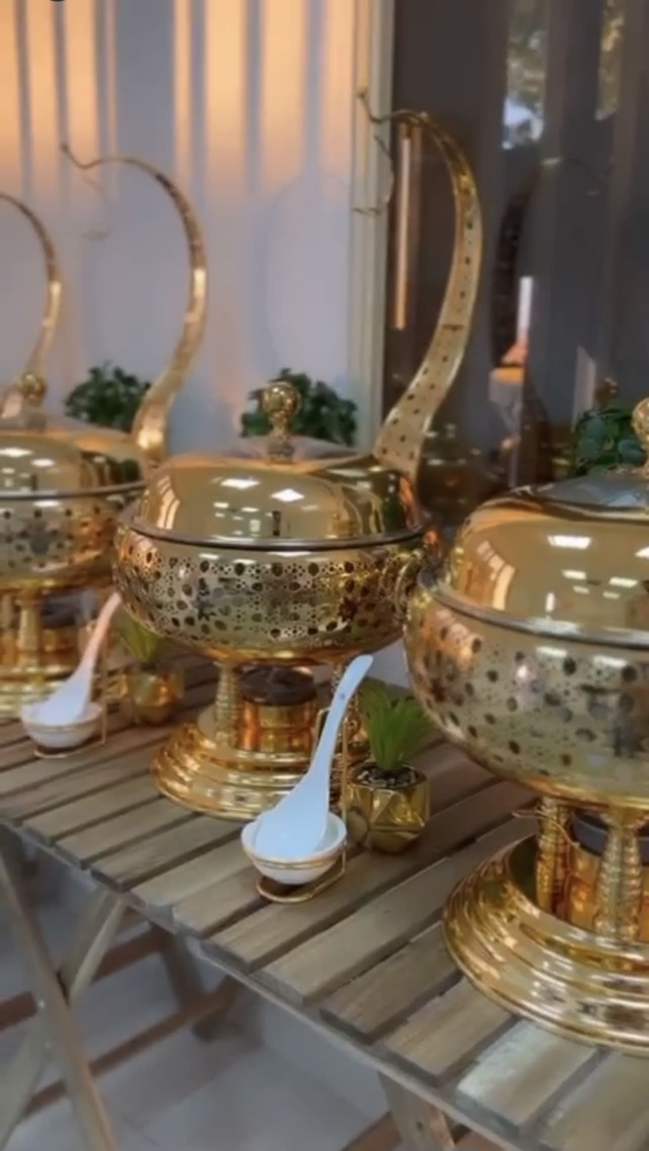 Luxury New Design Gold Chafing Dish - Image 2