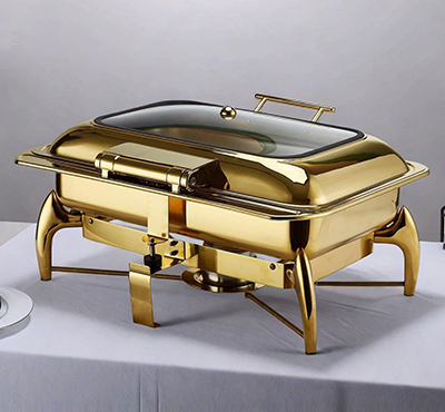 Rectangle Luxury Hydraulic Chafing Dish - Image 8